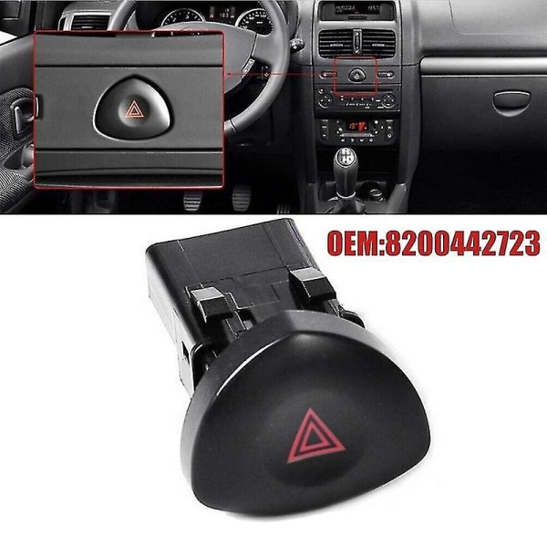 Nødlys-bryter for Renault Clio 2 Mk2