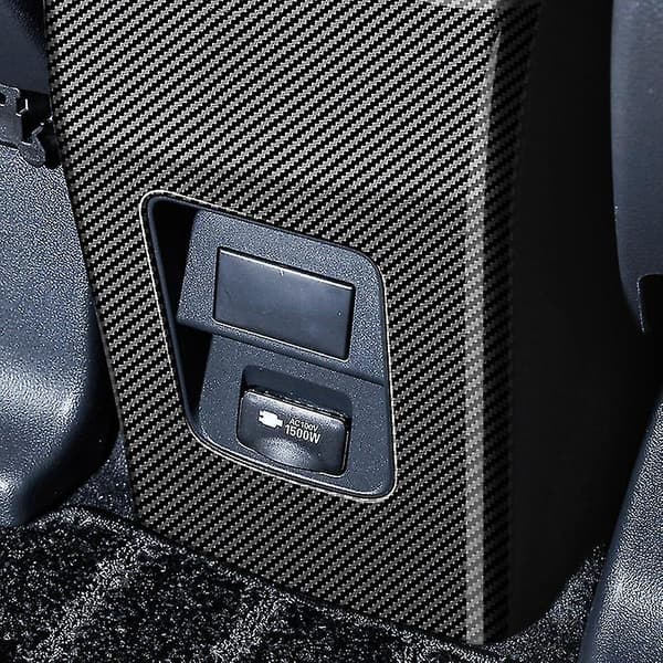 Til Voxy Noah 90 Serie 2022+ Bil Central Konsol Armlænboks Bag Anti- Panel Dæksel Glans Sort B