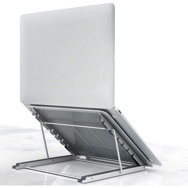 Laptop Stand Tablet, Sammenfoldelig bærbar ventileret desktop La