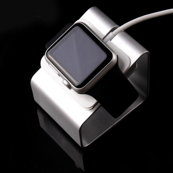 Aluminium Bærbar Stativ Til Apple Watch Oplader Station Dock Iwatch Serie 3 4 5 Se 6 Trådløs Apple Watch Oplader Stativ