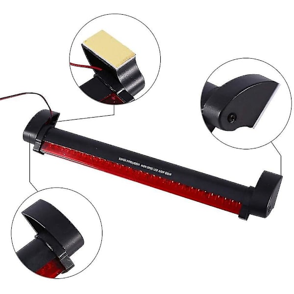 Universaali 32 LED punainen auton korkea jarruvalo kolmas jarruvalo varoitusvalo 12v