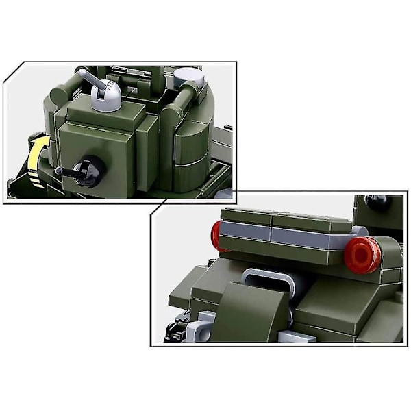 Sluban Allied Cavalry Tank Rakennuspalikat