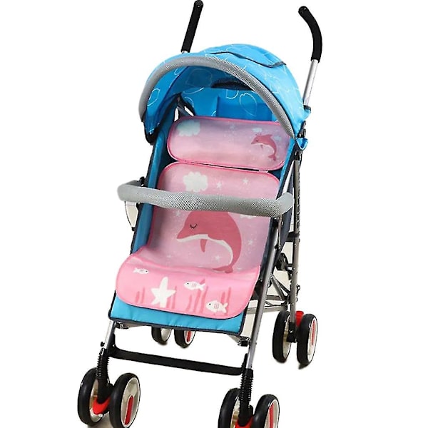 Sommar Barnvagns Kylplatta 3d Andningsbart Nät Barnvagnsmatta Baby Barnvagnsmadrass Grön Val