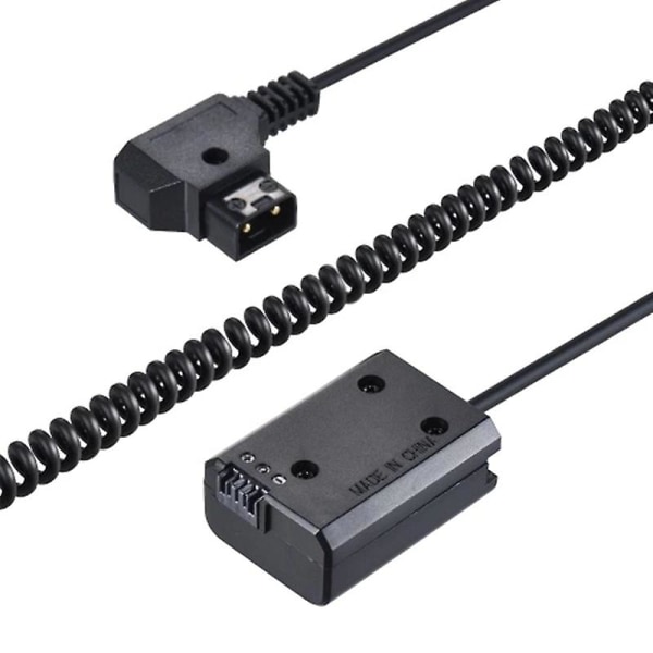 V-mount / D-tap til Np-fw50 Dc-kobling Dummy batteriadapter Oprullet kabel til A7 A7ii A7s A7r A7sii