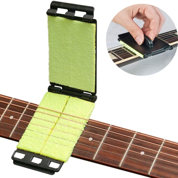 Guitar String Cleaner, 3 STK Guitar String Cleaner Rengørings- og vedligeholdelsesværktøj, String Cleaner