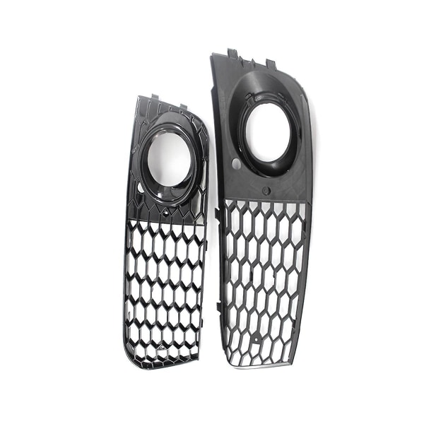 Bikakestruktur dimljusram dimljusgrill för A4 B8 Rs4 2009-2012 blank svart 8kd807682