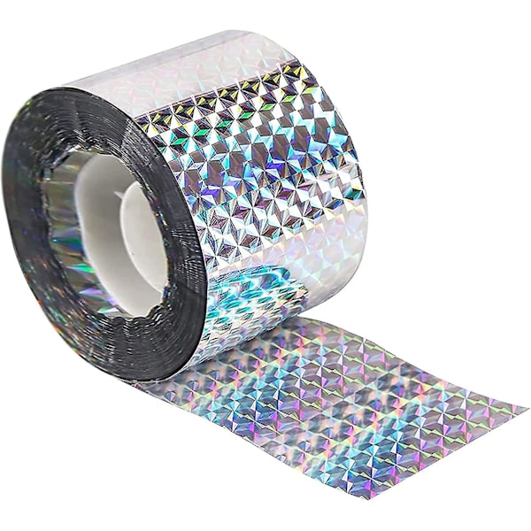 80m*4.8cm Fugleskremsel Tape Fugleskremsel Tape Fugleskremsel Hage Fuglefanger Reflekterende Due Fuglevern