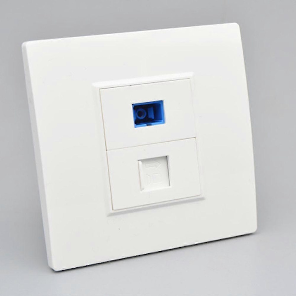 SC Fiberoptisk Grensesnitt, Vegguttak, RJ45 Nettverkskontaktpanel, Connecto1-type