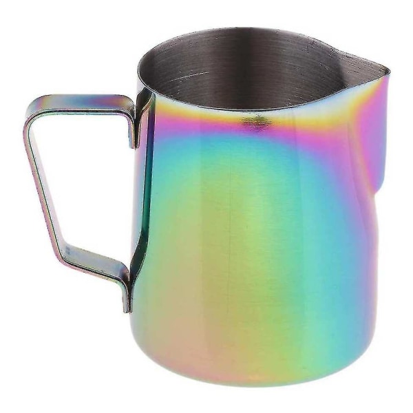 Yaju Multicolored Milk Cappuccino Foam Art Craft Pitcher Cup (1 stk)