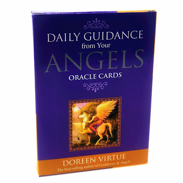 Daglig Veiledning Fra Englene Dine For Oracle Kort 44 Kort Dekk Tarot Party Board