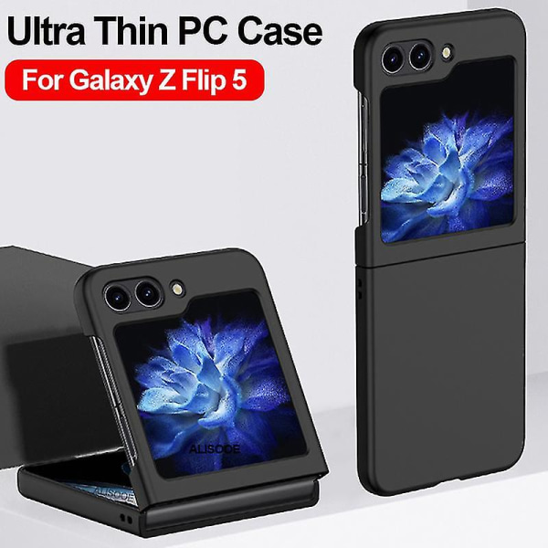 Hudvänligt ultratunt hårt Pc Shookproof case som är kompatibelt för Samsung Galaxy Z Flip 5