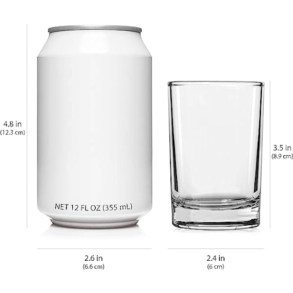 Tunga basjuiceglas, 4-pack