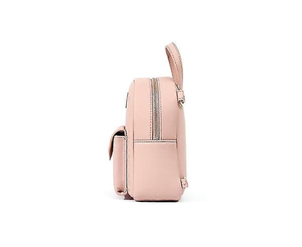 D7002 Mini Studenter Rygsæk Pu Skuldertaske til Damer, Farve: Pink