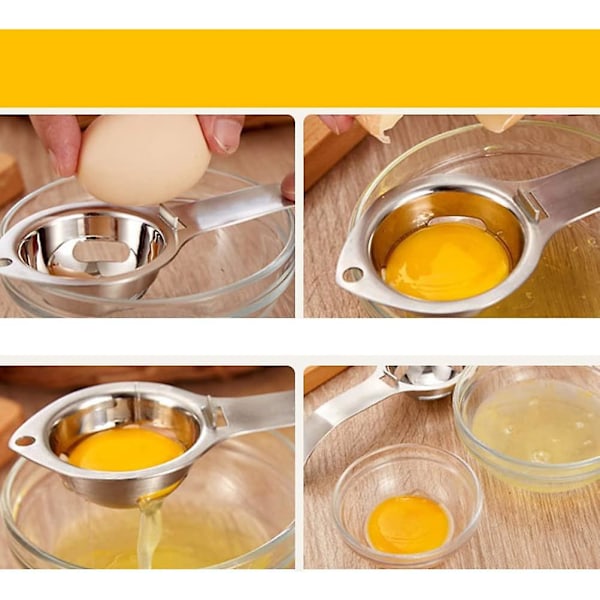Eggseparator i rustfritt stål for kjøkken