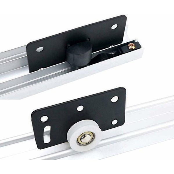 2-pack 30mm nylon glidhjulssatser möbelbeslag glidande kugghjulshållare högpresterande garderob