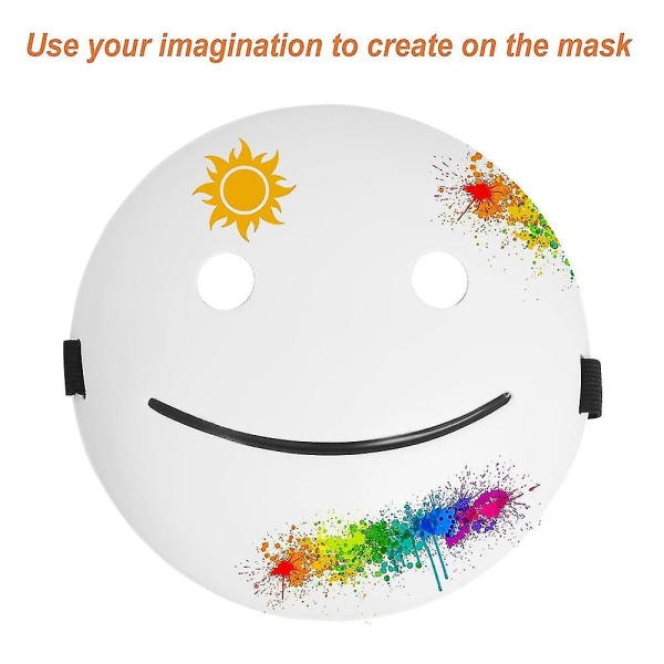 White Smile Dream Mask Cosplay Mask For Halloween Fancy Dress Masquerade Party Prop O