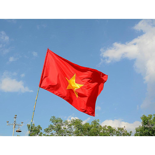Zxz Gratis Pengiriman Bendera Vietnam Spanduk 3x5 Kaki 90x150cm Vn Bendera Negara Vietnam Bendera Nasional