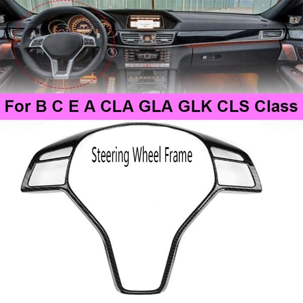 Sort Ratstyre Ramme Trim Dæksel Til B C E A Cla Gla Cls Klasse
