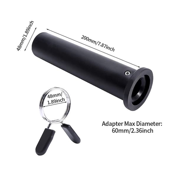 2 stk Hantel Adapter Sleeve Konverterer 1 tommer Til 2 tommer Holdbar