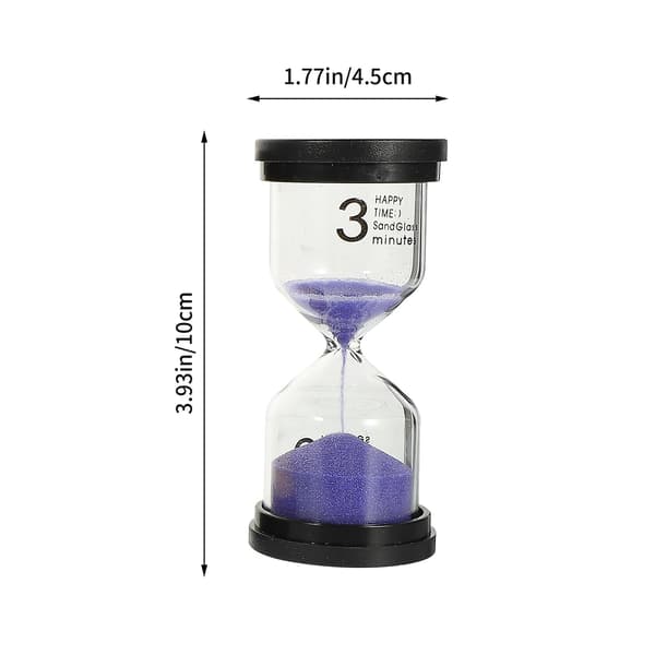 5 st barns sportleksaker sandtimer barn glas timglas sandtimer vacker timglas vätskebubbler timer sandtimers