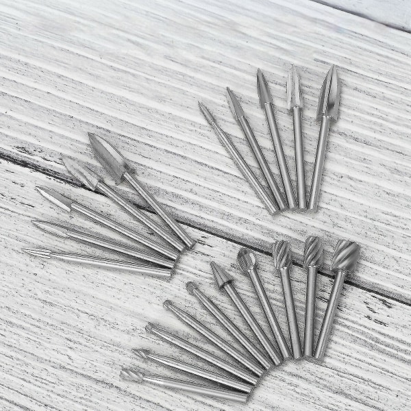 Treskjæringsgravering borkronesett freser for Dremel roterende verktøy