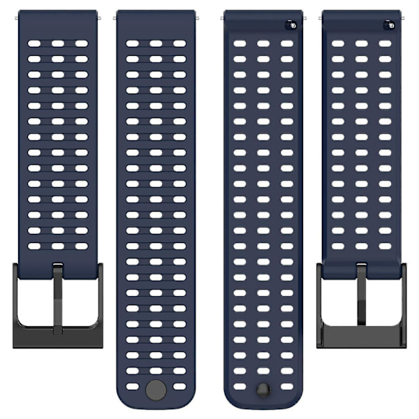 Sportrem til Suunto Vertical/9 Peak Pro/9 Peak/5 Peak, 22mm silikone-urarmbånd Midnight Blue