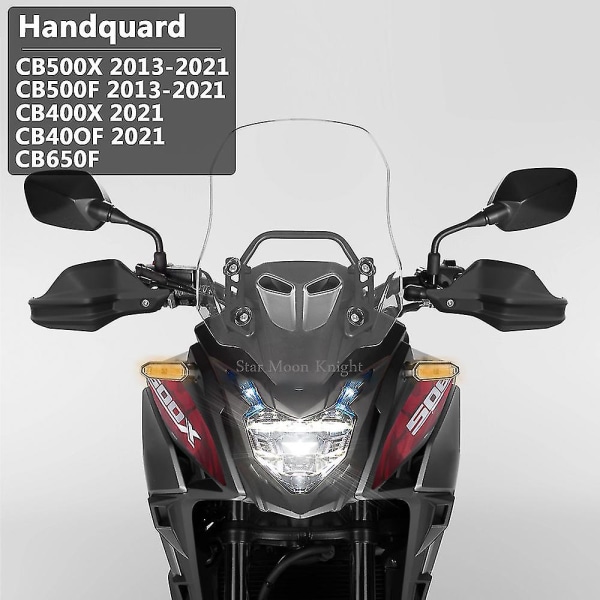 För Honda Cb500x Cb500f Cb400x Cb400f Cb650f Motorcykel Handskydd Shield Hand Guard Protector Vindruta Cb 500 X 2013 - 2021