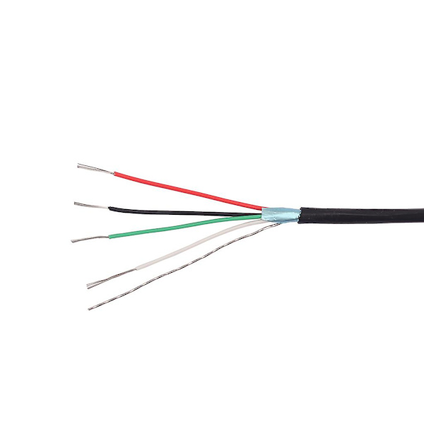 Suojattu 4-johtiminen kytkentäjohto kitaran mikrofonikaapeli 24awg 3m pituus kitarat osat