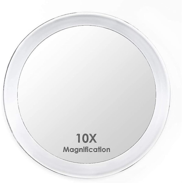 10x Magnifying Mirror With 3 Suction Cups, Make-up Mirror With 10x Magnification