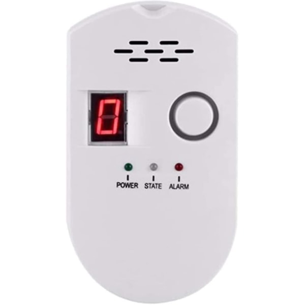Naturgasdetektor, Hjemmegasalarm, Naturgaslækagealarm, Gaslækagedetektor