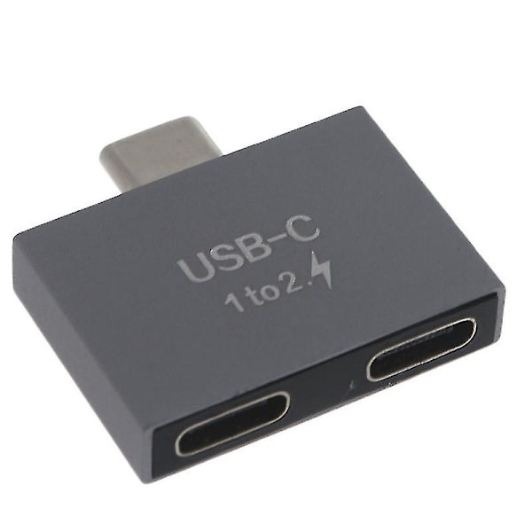 Usb C hann til dobbel Usb C hunn splitter konverter adapter Ext