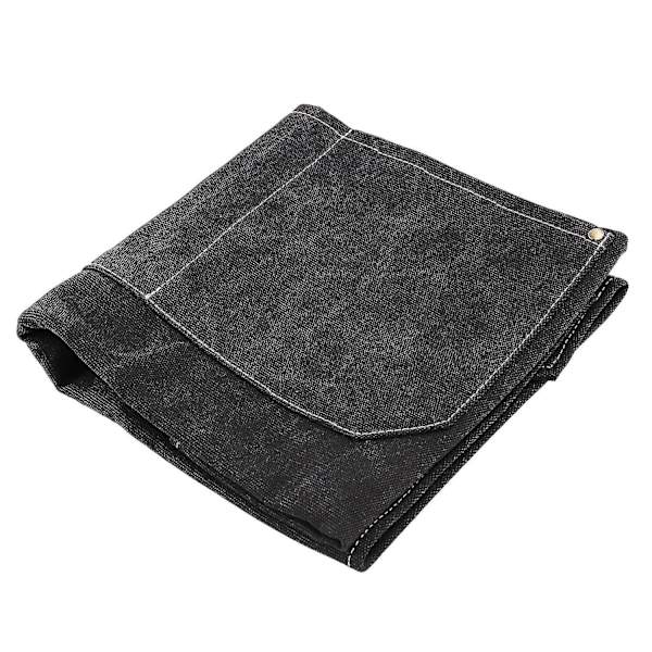 Unisex Vattentät Canvas Arbetsförkläde Snickarförkläde Med 3 Verktygsfickor För Verkstad Kök Trädgård