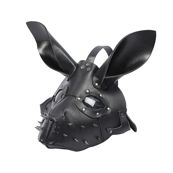 Full Face Rabbit Ear Mask Bunny Rabbit Ear Mask For Easter Party Halloween Bar Costume Cosplay Accessory