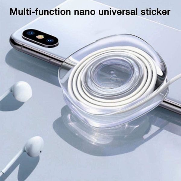 Klistrede Gel Pads Magiske Nano Stickers Multifunktion Ingen Spor