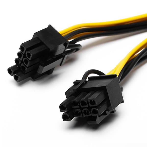 10 stk. strømkabler til dobbelte splittere Gpu Cpu