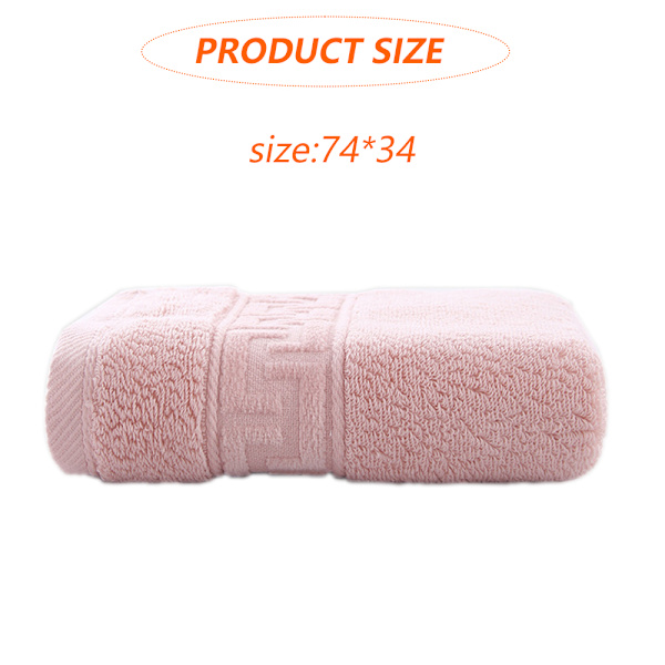 Håndklædepakke med 2 frottéhåndklæder, 34 x 74 cm, bomuld, håndklæde, badehåndklæde, ansigtshåndklæde, gæstehåndklæde, brusebadshåndklæde, saunahåndklæde Coffee+Light Pink