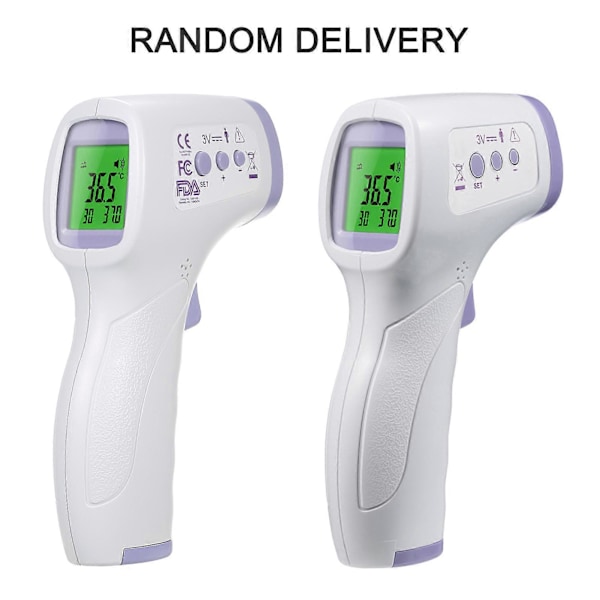 Digital Pannetermometer uten kontakt - Infrarød temperaturmåling med farget bakgrunnsbelysning for barn og voksne