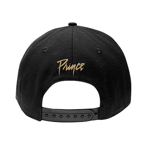 Prince Baseball Cap Gold Symbol ny Offisiell Svart Unisex