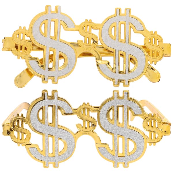 2 kpl hauskat dollarilasit juhliin