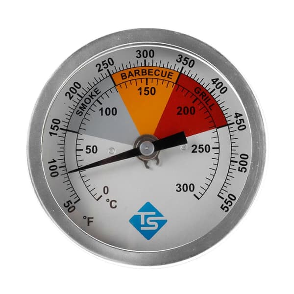 0-300 Grader Celsius Grilltermometer i Rustfrit Stål