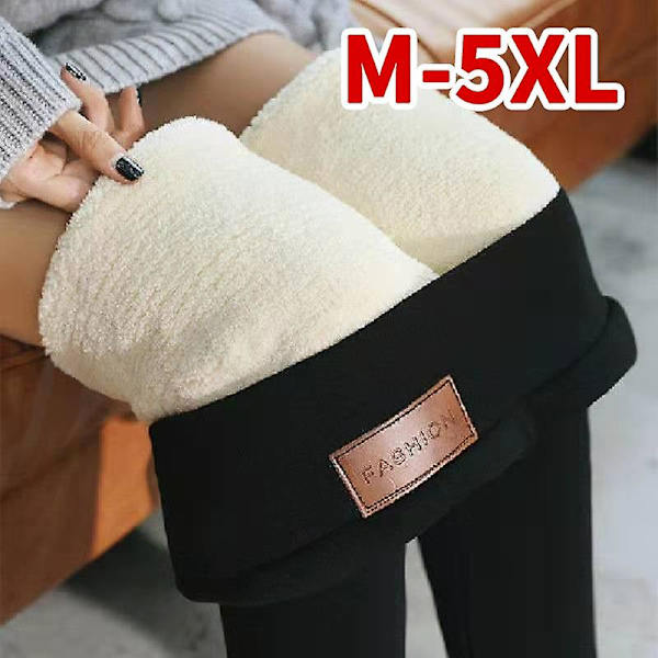 Vinter Leggings Kvinder Fløjl Fleeceforet Slim Højtaljet Skinny Kvinder Leggins Termiske Bukser Varme Leggings
