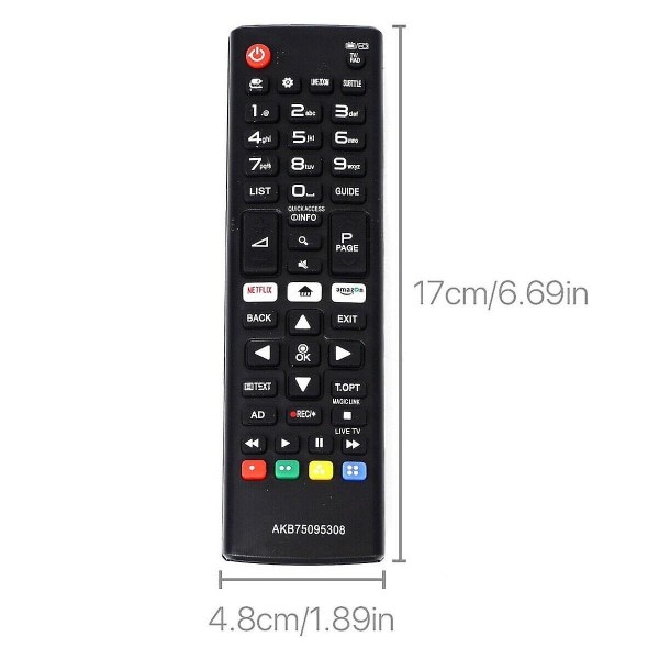 Akb75095308 Smart TV kaukosäädin Englanti Vaihto Lg HD Smart TV:lle Uusi  a7a9 | Fyndiq
