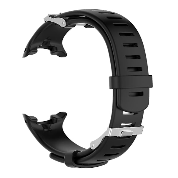 For Suunto-d4 D4i-novo Rem til håndled Åndbar rem Svedtæt Anti-ridse rem Sort