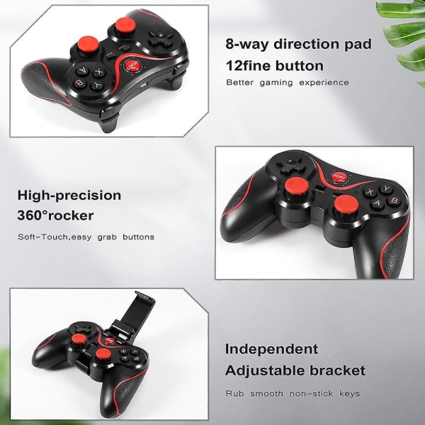 Bluetooth trådløs controller gamepad til iOS Android Amazon