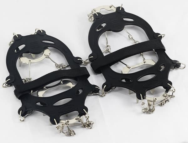 Antislippigger/pigger for sko med 18 ståltann/pigger (L)