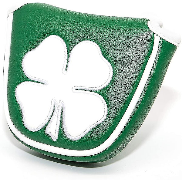 Dhrs Golf Green White Shamrock Golf Hovedbeklædning Hovedbeklædninger Magnetisk Mallet Putter Klub Hovedbeklædning