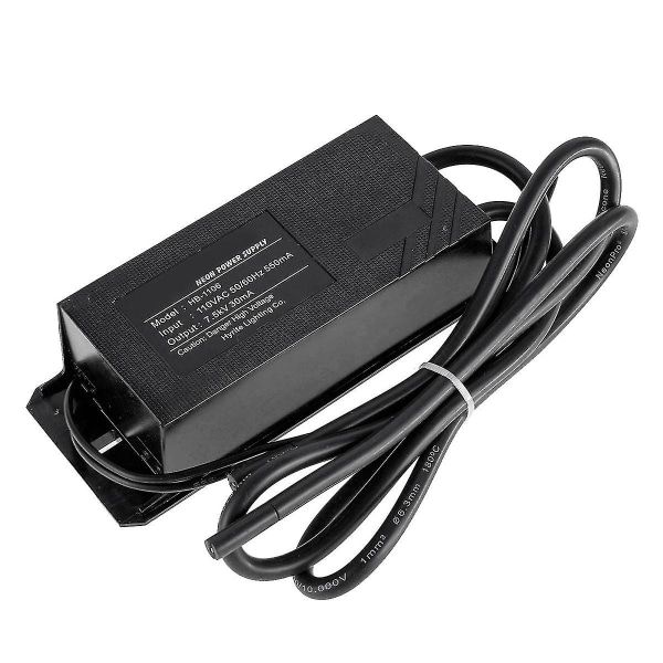 Lett elektronisk transformator 2-6m skilt strømforsyning 7,5kv 30ma Led strømforsyning elektronisk transfo