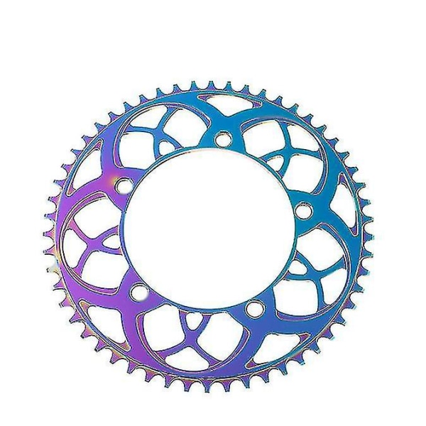 Alumiiniseoskorvaava polkupyörän ketjupyörä Stronglight 130bcd 56t 54t taittopyörään, maastopyörään colorful 56 tooth