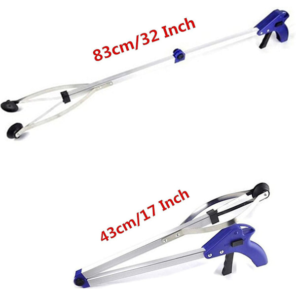 Griptång 81 cm Armförlängare Grippverktyg Teleskopisk Vikbar Griparm, Artros Hjälpmedel För Äldre 1 st
