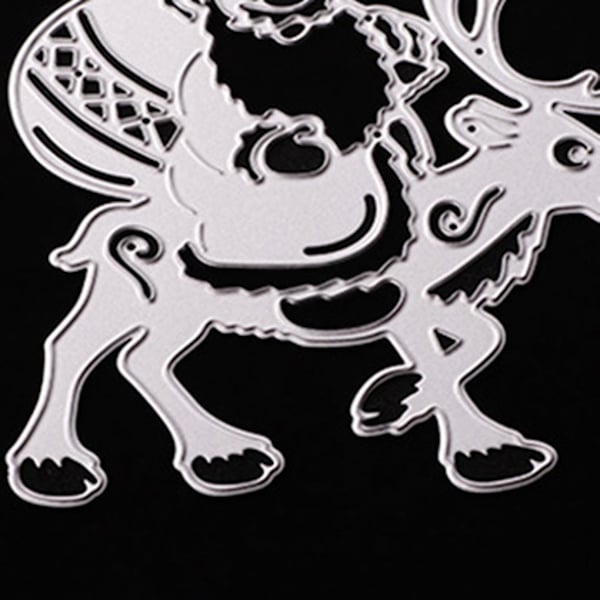 Jultomteformad präglingsmall Scrapbooking Prägling